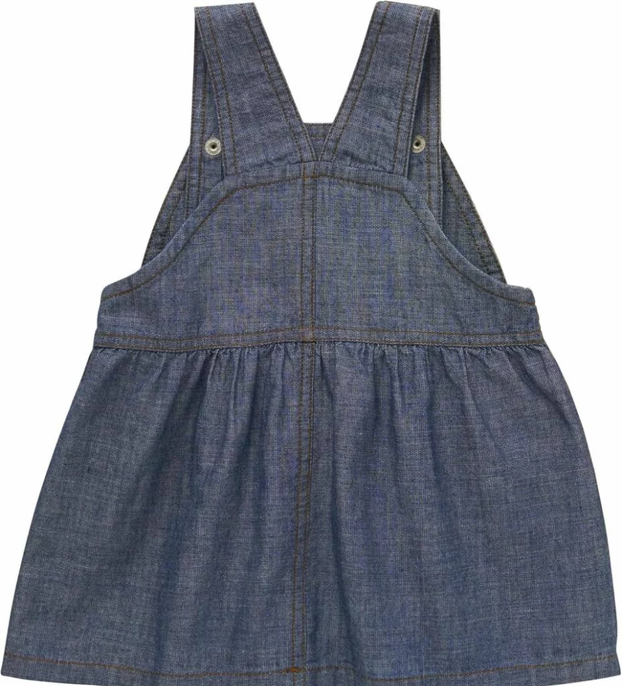 Carhartt Girls' Denim Chambray Jumper - Kids' Casual Blue Jacket CY9711