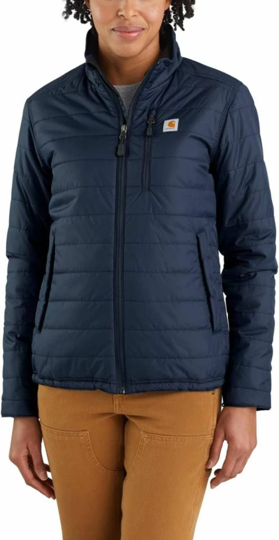 Carhartt Women's Lightweight Insulated Jacket with Rain Defender - Relaxed Fit Water-Resistant Winter Coat