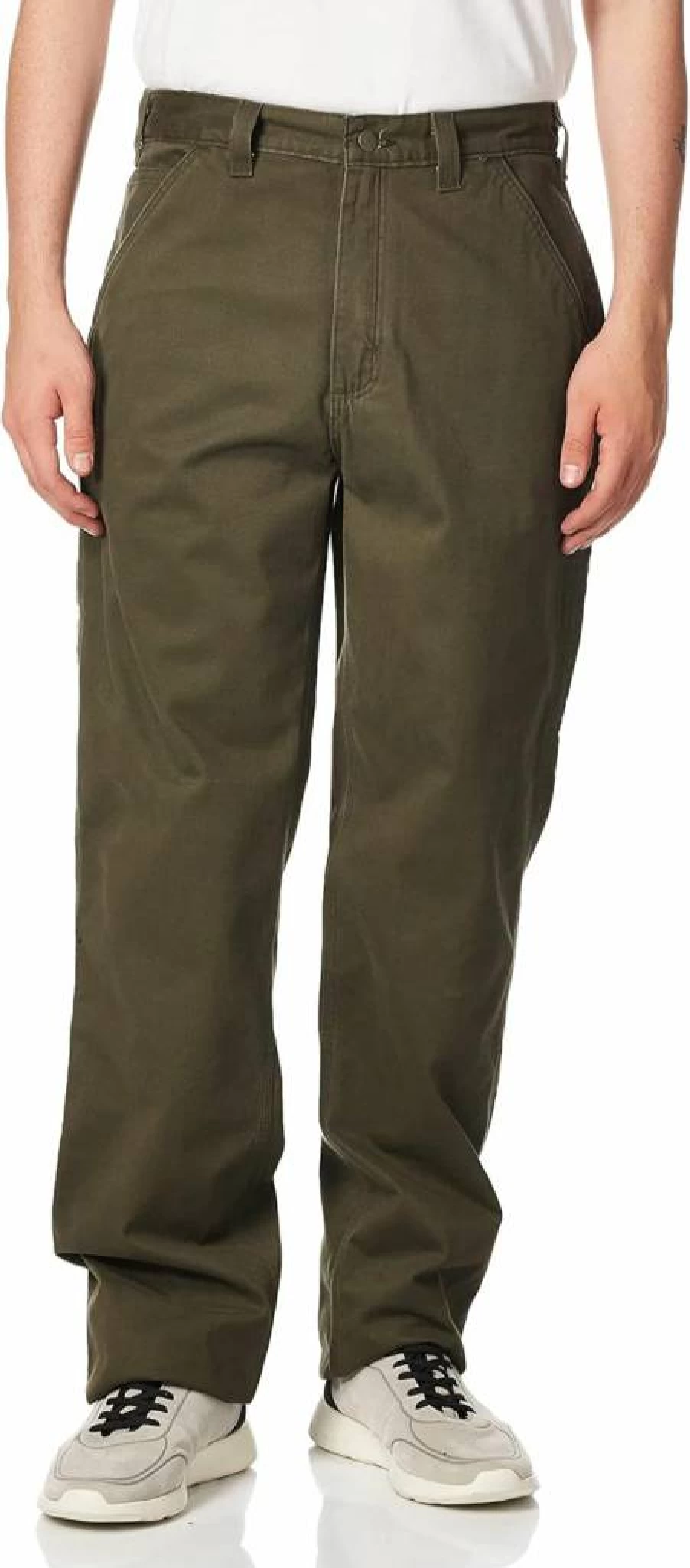 Carhartt Men's B324 Relaxed Fit Washed Twill Work Pants for Durability and Comfort