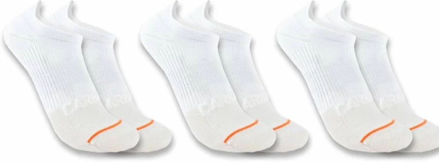 Carhartt Women's No Show Socks 3-Pack – Midweight Comfort for All-Day Wear