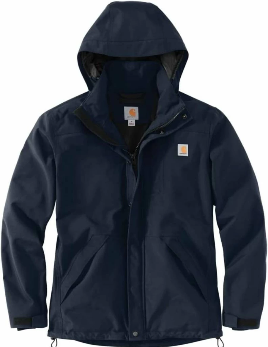 Carhartt Men's Storm Defender Heavyweight Jacket - Waterproof Loose Fit Work Coat for Men