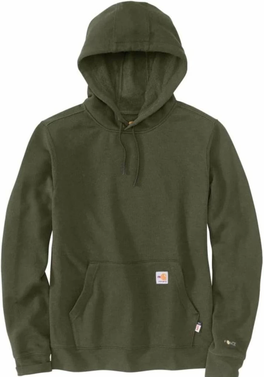 Carhartt Men's Flame Resistant Loose Fit Midweight Sweatshirt - FR Workwear for Safety & Comfort