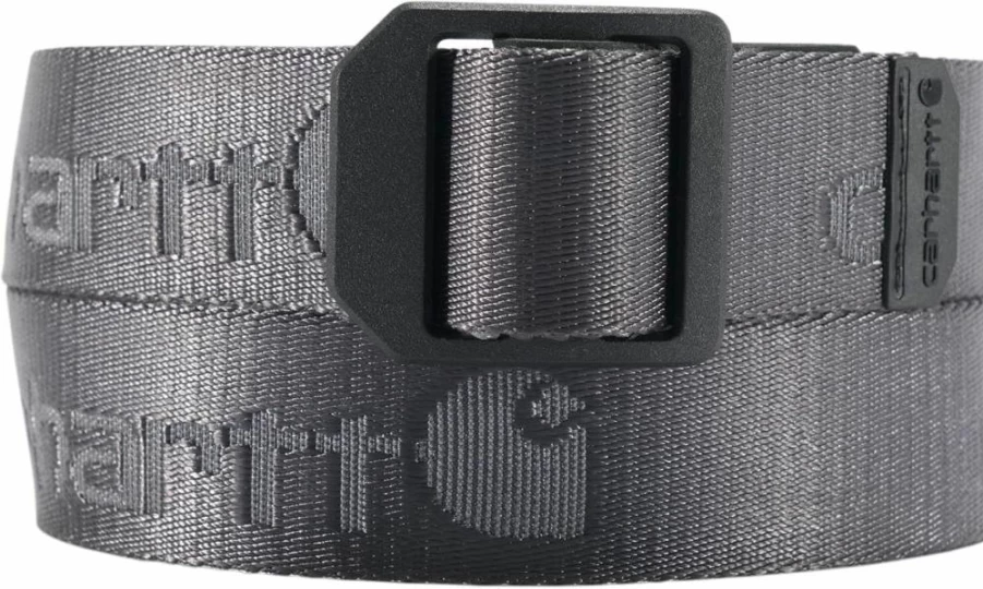 Carhartt Men's Heavy Duty Casual Belt - Durable Flexible Stitching, Multiple Styles, Colors & Sizes for Everyday Wear