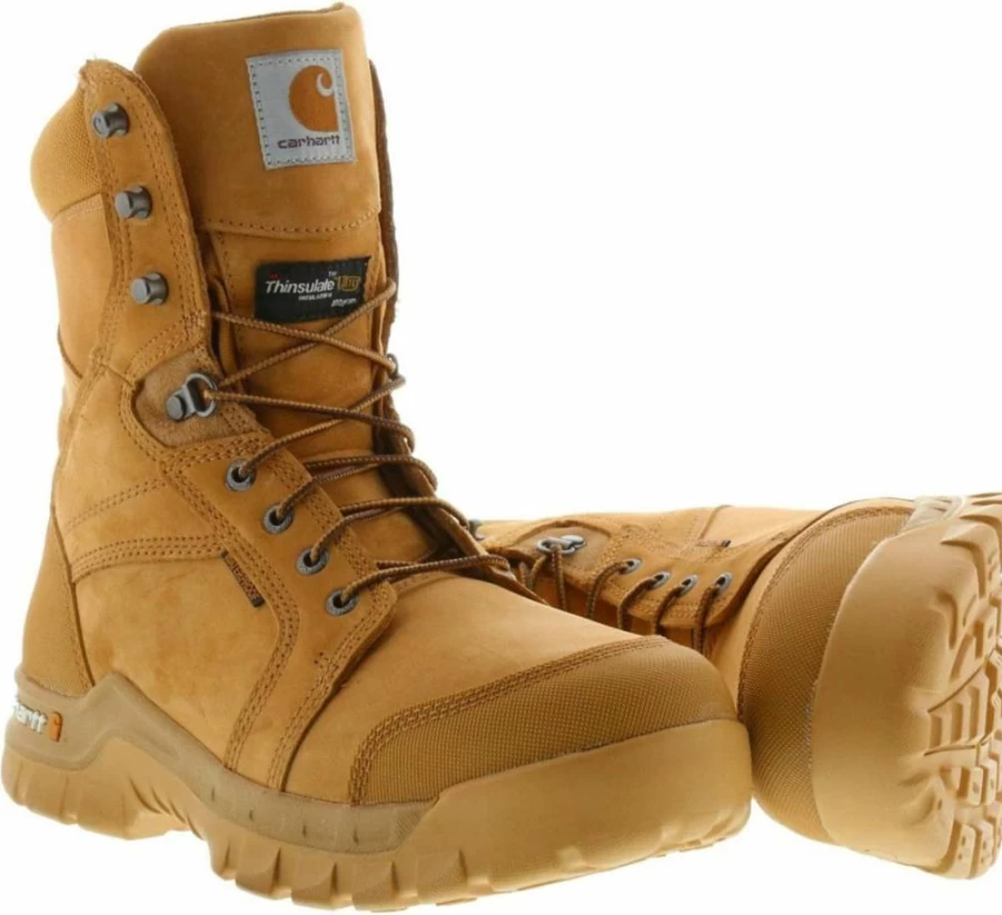 Carhartt CMF8058 Rugged Flex 8-Inch Waterproof Insulated Work Boot for Men