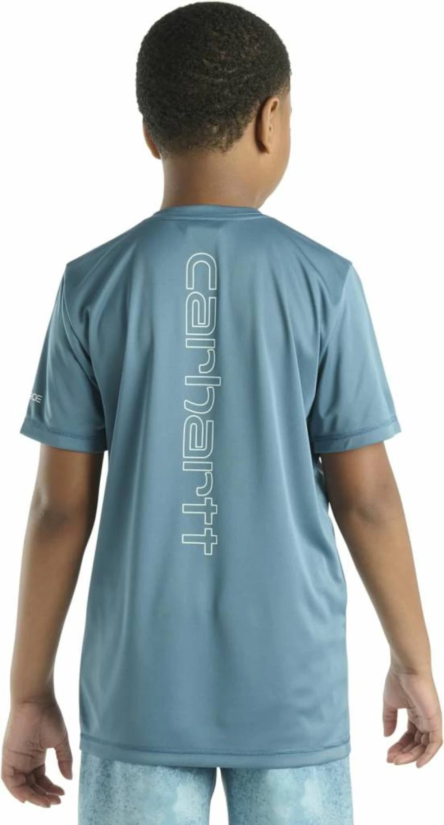 Carhartt Boys' Short-Sleeve Force Sun Defender T-Shirt - Ca6696 Kids' UV Protection Tee