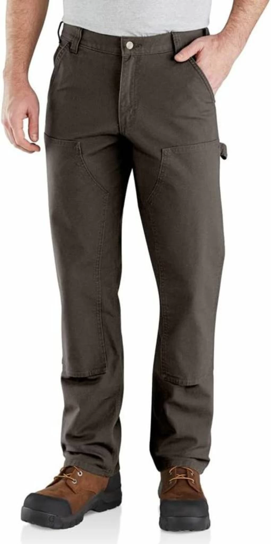 Carhartt Men's Rugged Flex Relaxed Fit Duck Utility Work Pants with Double-Front Durability