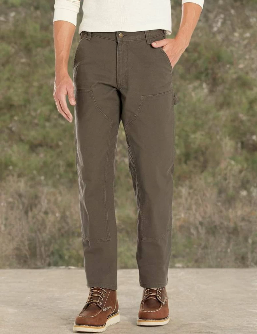 Carhartt Men's Rugged Flex Relaxed Fit Duck Utility Work Pants with Double-Front Durability