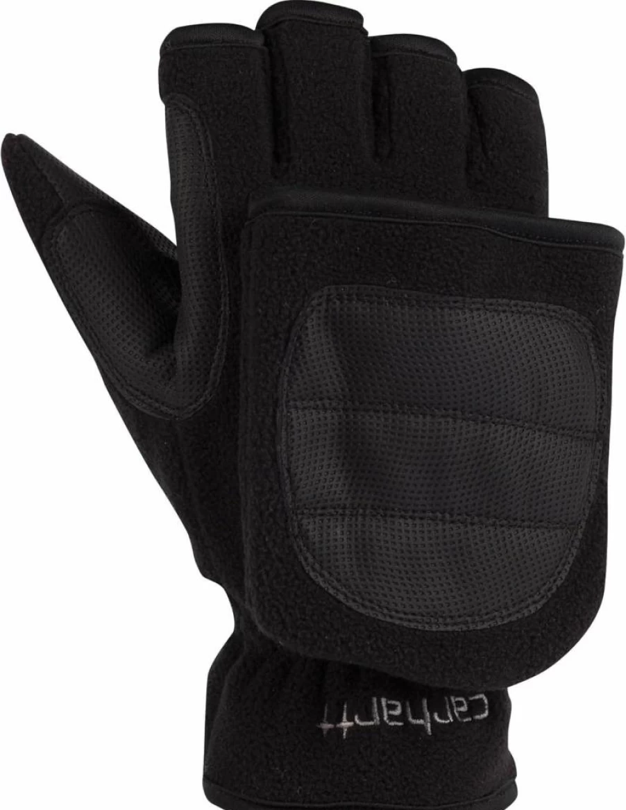 Carhartt Men's Camo Hunt Fleece Reversible Mittens for Cold Weather