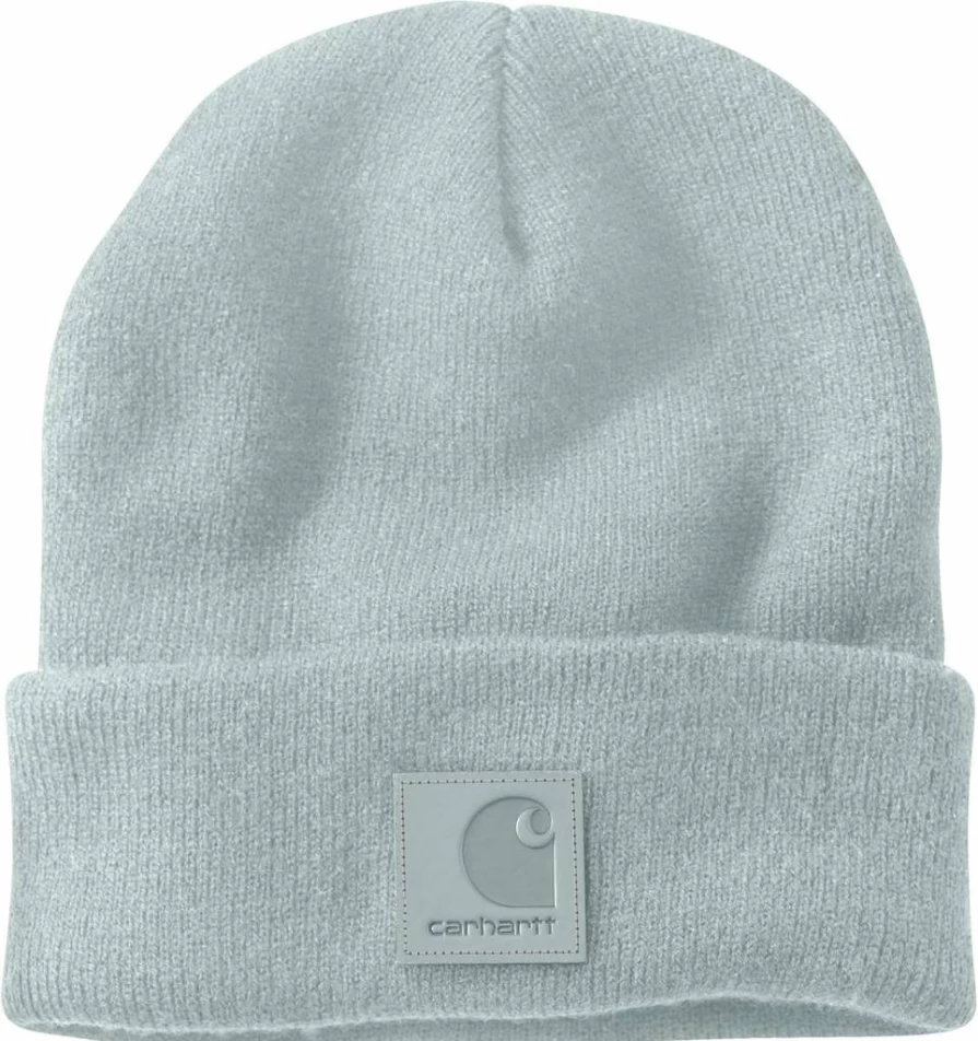 Carhartt Men's Tonal Patch Beanie - Warm Winter Knit Hat with Logo Detail for Men