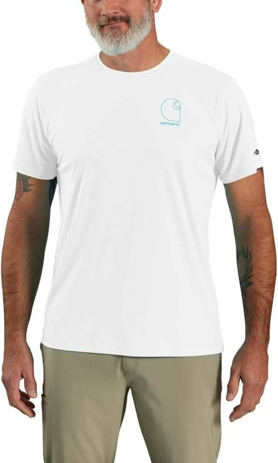 Carhartt Men's Force Sun Defender Lightweight Short-Sleeve T-Shirt 106163 UPF Protection Workwear