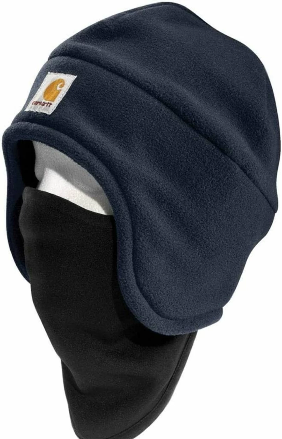 Carhartt Men's 2-in-1 Fleece Lined Beanie Winter Hat for Cold Weather