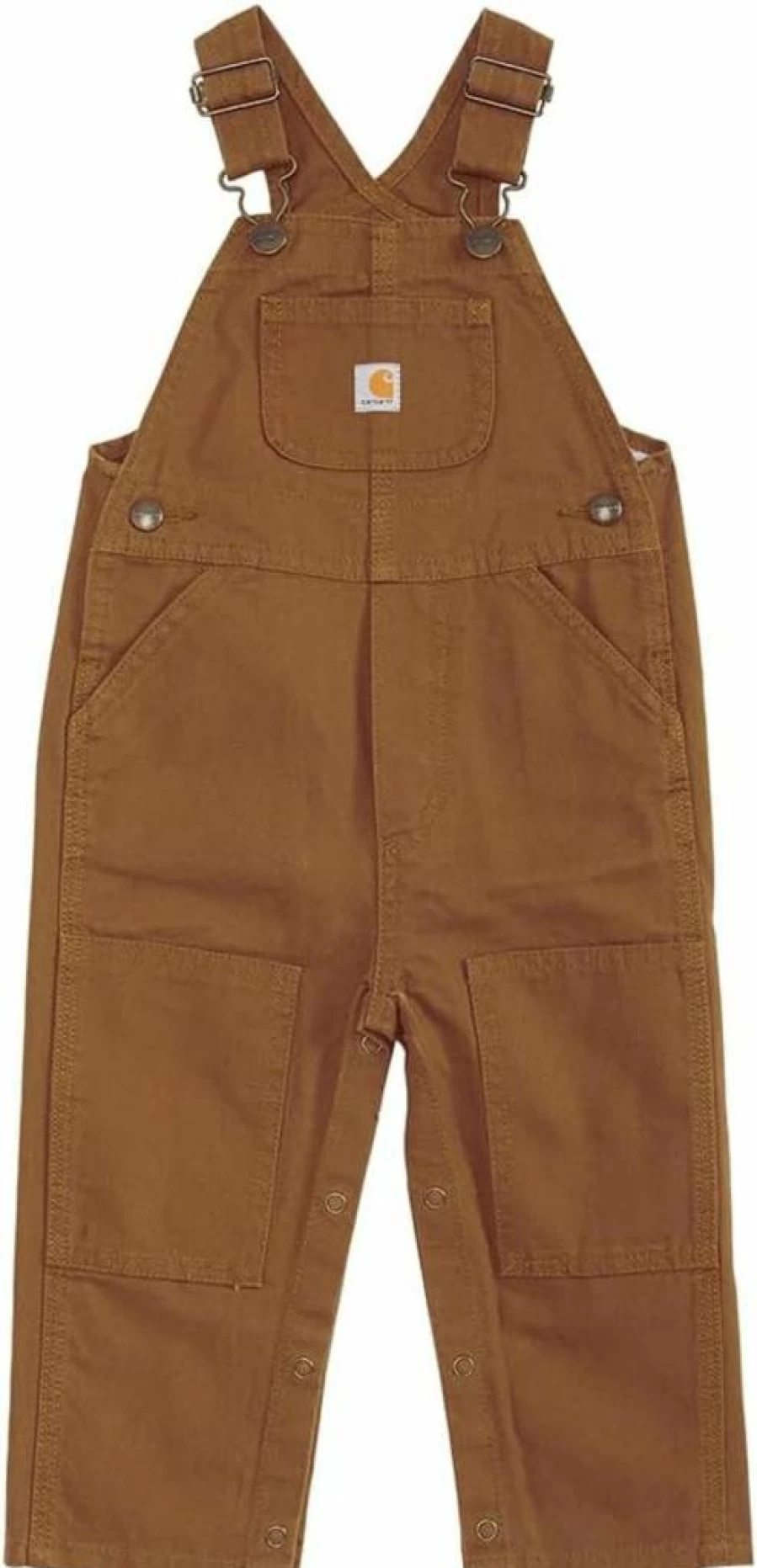Carhartt Boys' Durable Bib Overalls for Kids - Heavy-Duty Workwear & Playwear