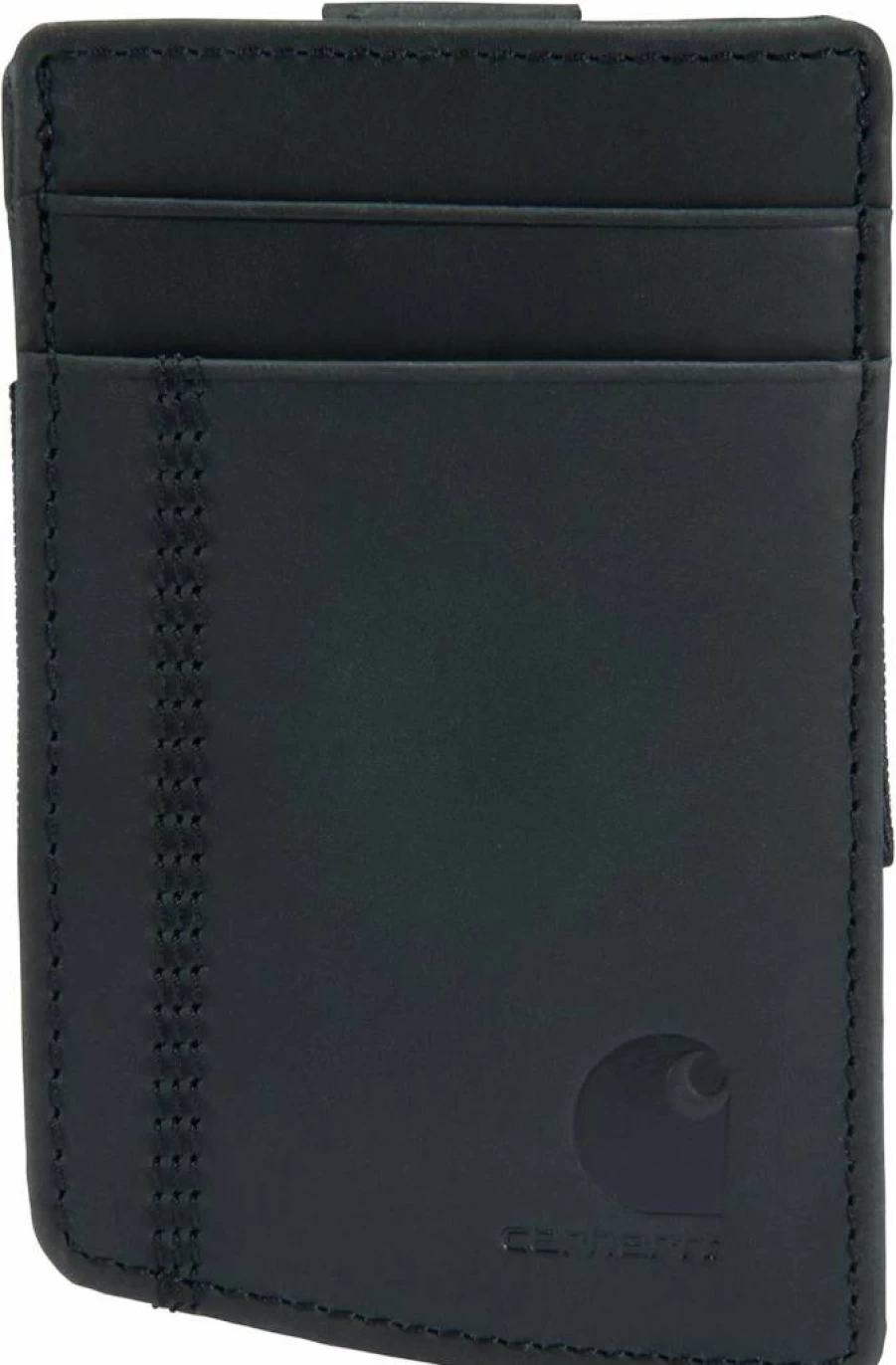 Carhartt Men's Genuine Saddle Leather Wallet - Multiple Styles & Colors for Casual Use