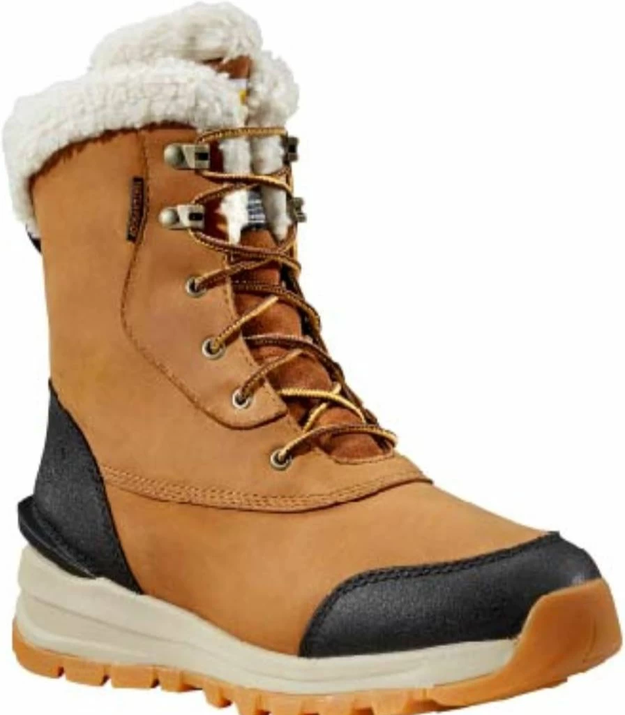 Carhartt Men's Pellston 8 Inch Waterproof Insulated Winter Work Boots with Soft Toe for Cold Weather