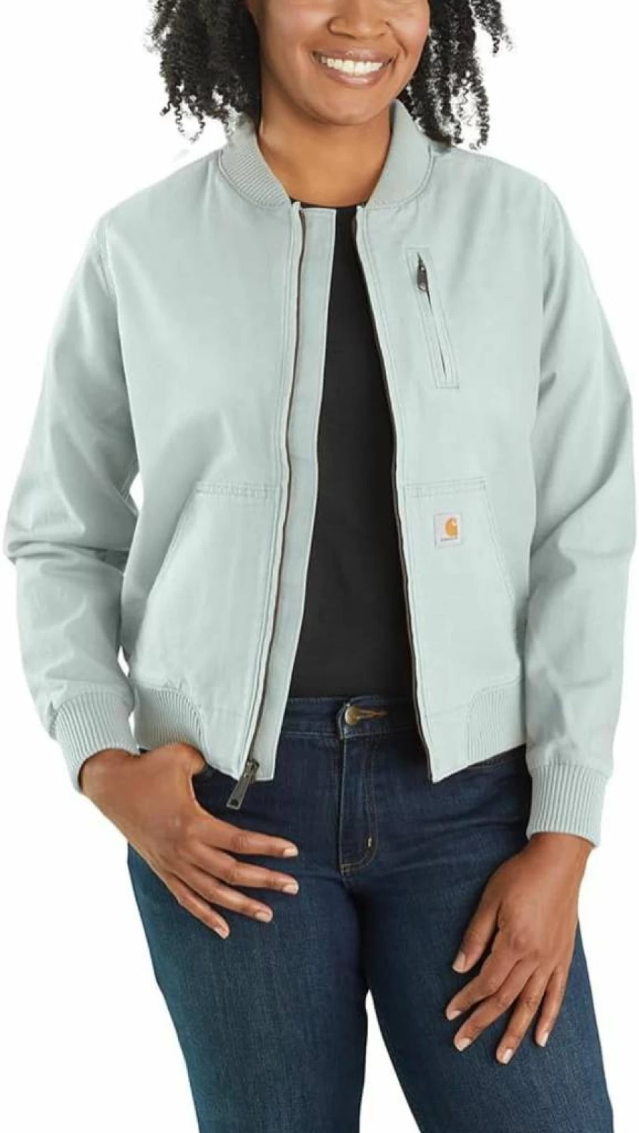 Carhartt Women's Rugged Flex Relaxed Fit Canvas Work Jacket - Durable Outdoor Coat for Women