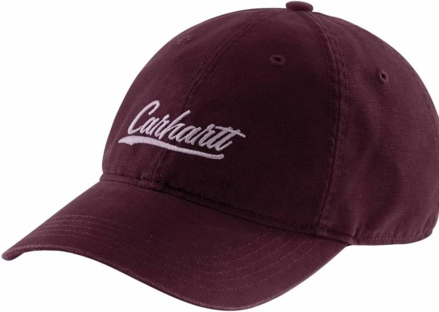 Carhartt Women's Canvas Script Graphic Baseball Cap | Stylish & Durable Adjustable Hat