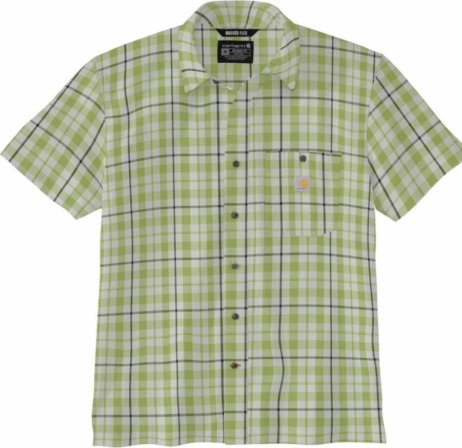 Carhartt Men's Force Sun Defender Relaxed Fit Lightweight Short Sleeve Shirt 106747