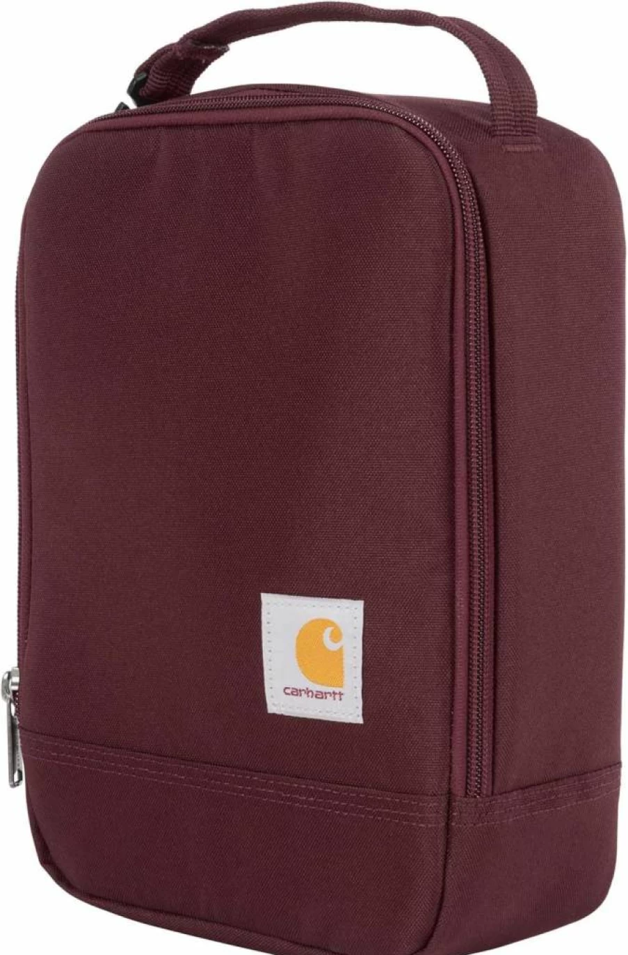 Carhartt Insulated Lunch Cooler Bag - Durable Brown Lunch Box for Work, School & Outdoor Activities - One Size Fits All - B0000581