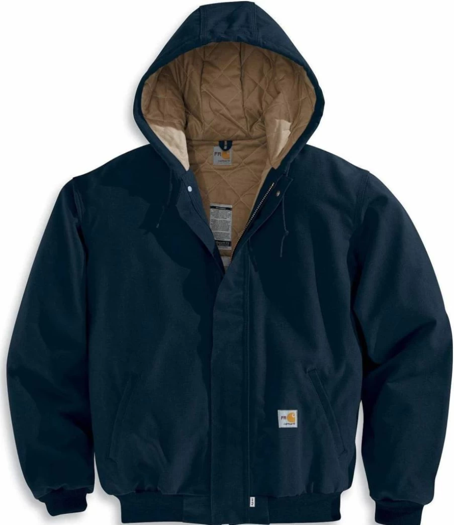 Carhartt Men's Big & Tall Flame Resistant Duck Traditional Coat - Durable Workwear Jacket
