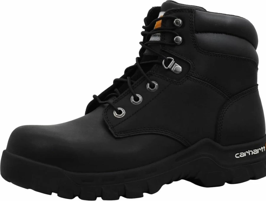 Carhartt CMF6366 6-Inch Brown Workflex Composite Toe Work Boots for Men - Durable Safety Footwear