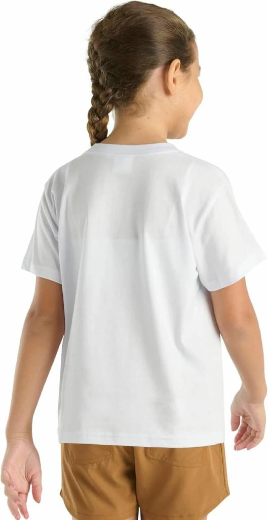 Carhartt Girls' Short-Sleeve Tonal Patch Pocket T-Shirt - Ca7109 Kids' Casual Tee