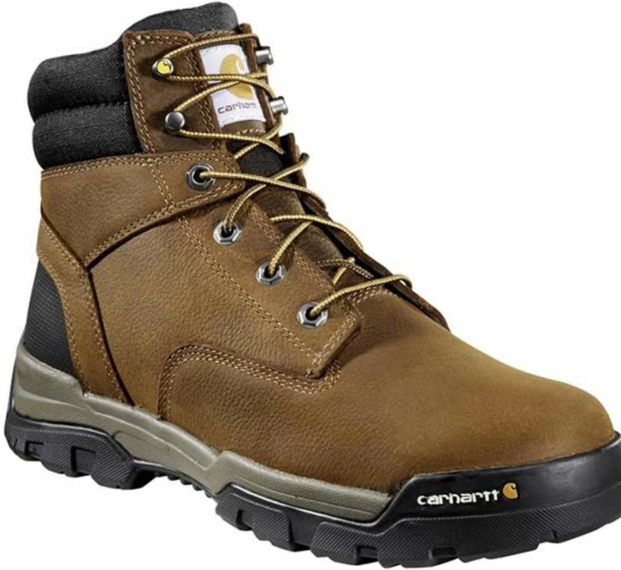 Carhartt CME6347 Ground Force Waterproof Steel Toe Work Boot for Men - Durable Safety Footwear