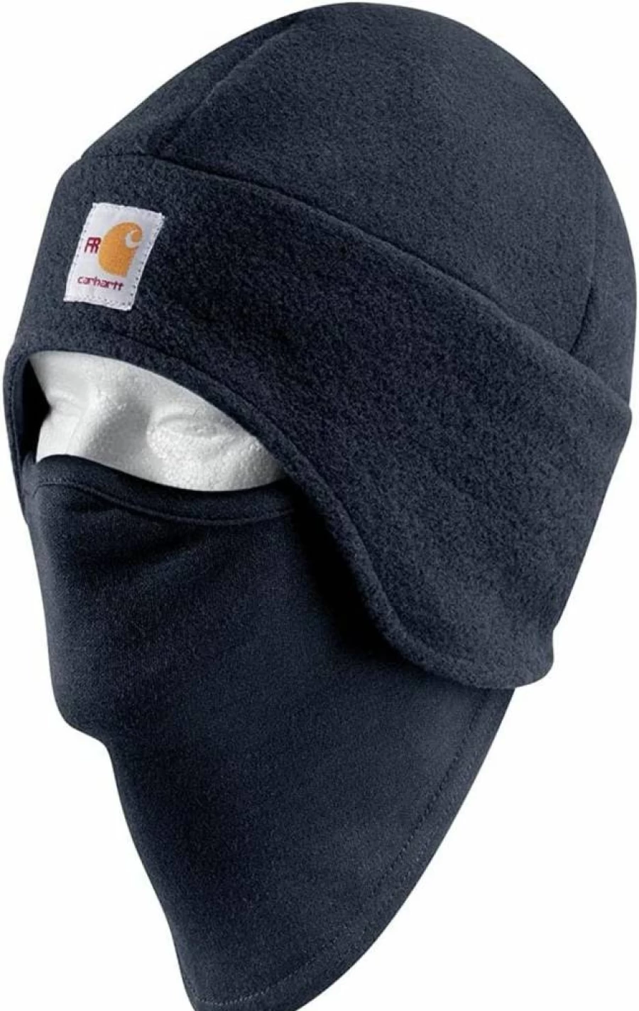 Carhartt Men's Flame-Resistant Fleece Lined Winter 2-in-1 Beanie Hat for Cold Weather