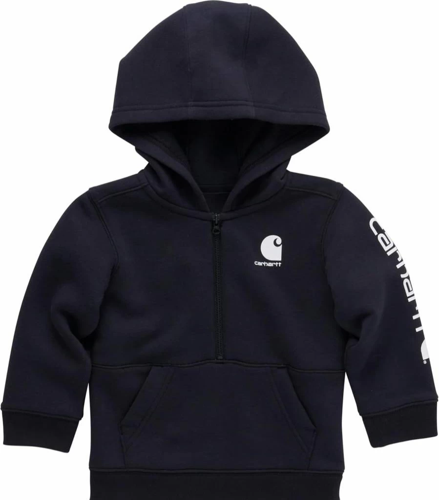 Carhartt Boys' Long-Sleeve Quilted Half-Zip Jersey Sweatshirt - Ca6702