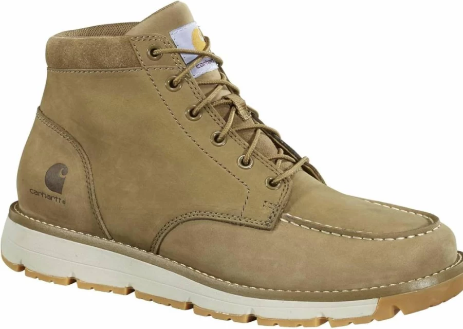 Carhartt Men's Millbrook Steel Toe Moc Toe Wedge Work Boots for Safety and Durability