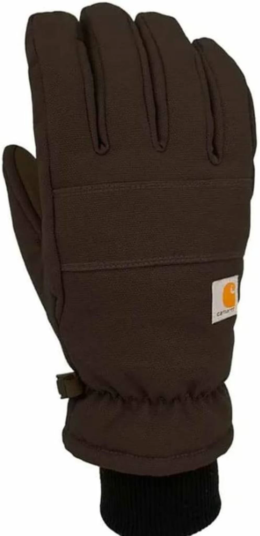 Carhartt Women's Insulated Gloves with Duck Synthetic Leather and Knit Cuff for Cold Weather