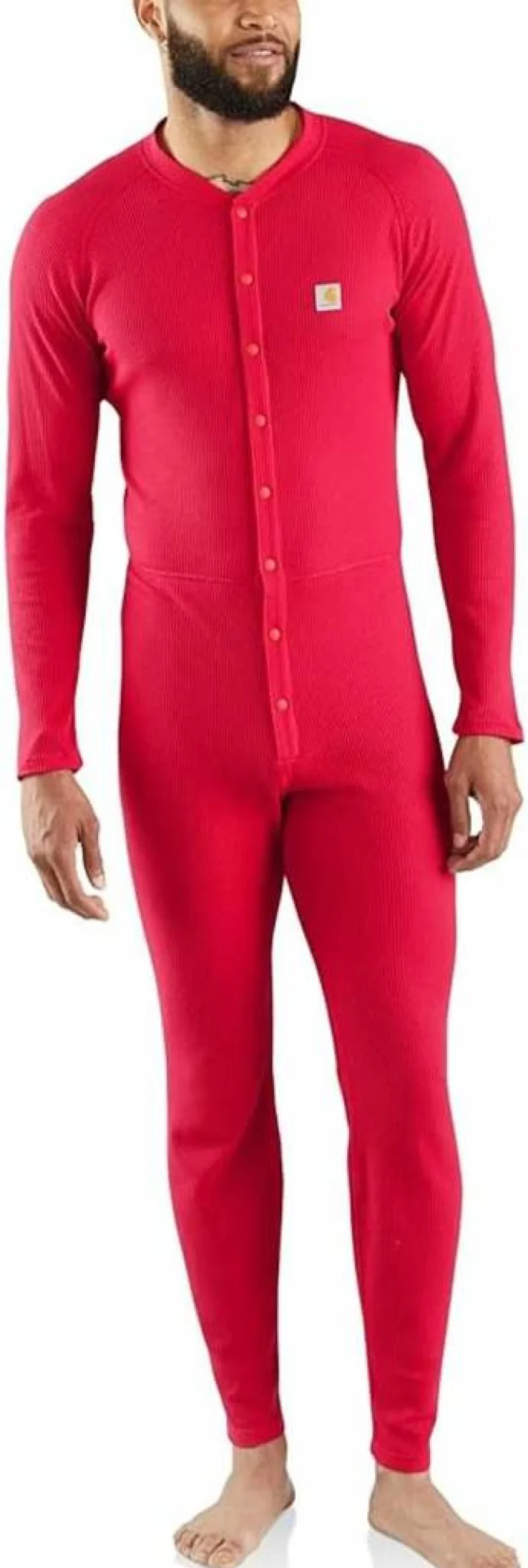 Carhartt Men's Classic Thermal Base Layer Union Suit - Warm Winter Underwear for Work & Outdoor Activities