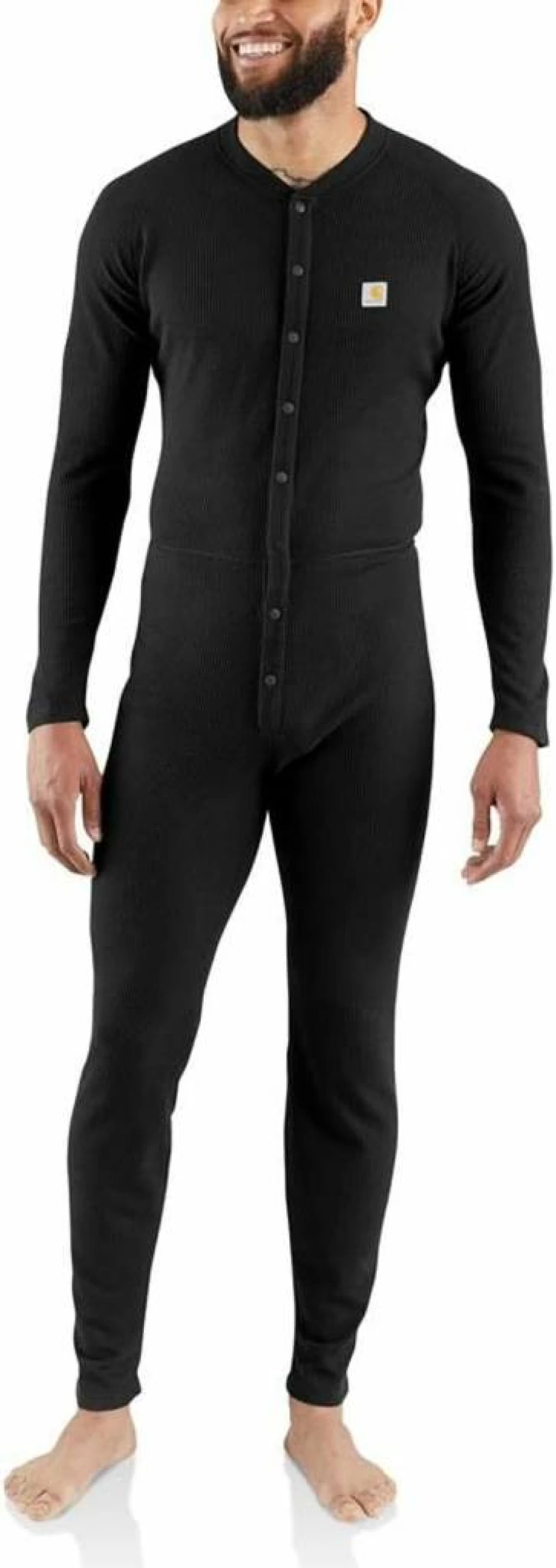 Carhartt Men's Classic Thermal Base Layer Union Suit - Warm Winter Underwear for Work & Outdoor Activities
