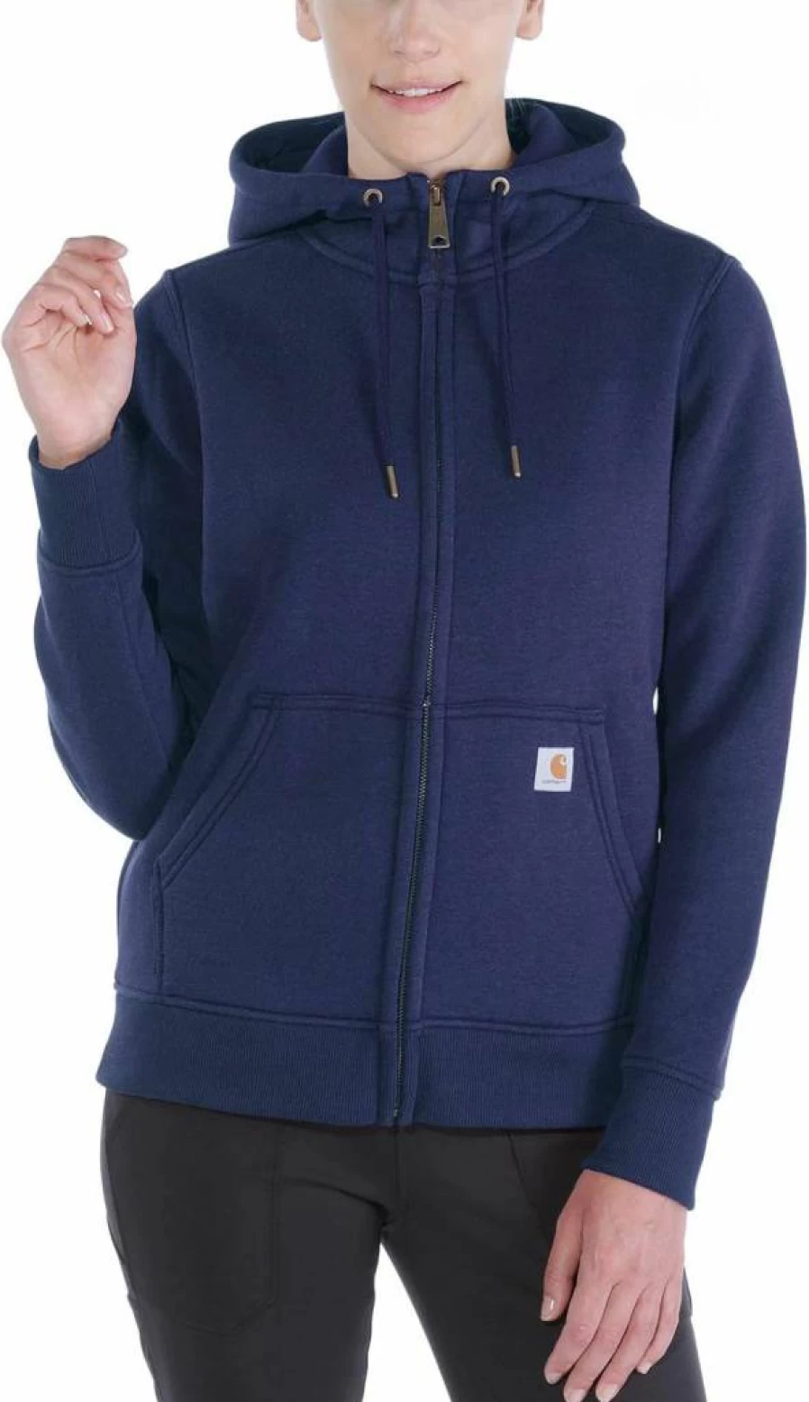 Carhartt Women's Hoodie | Durable Cotton Fleece Pullover with Front Pocket | Casual & Comfortable Streetwear