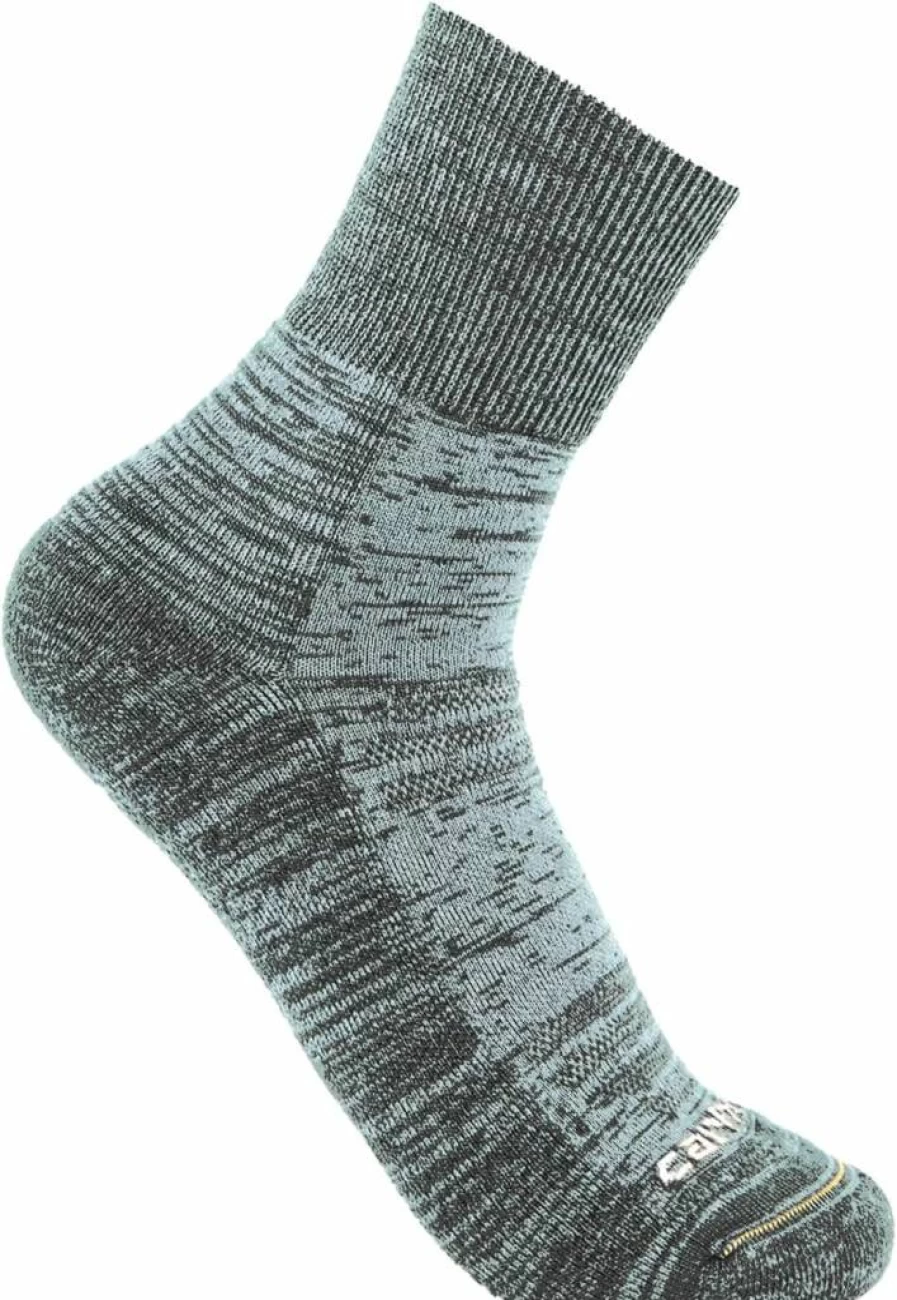Carhartt Women's Midweight Twin Knit Crew Socks - Short Comfortable Work Socks