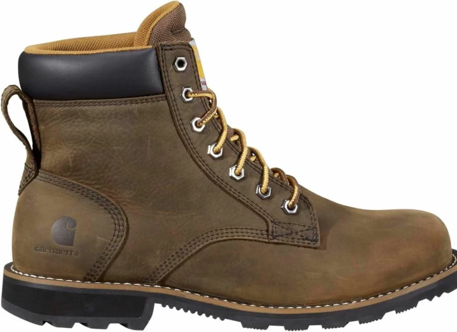Carhartt Men's & Women's Frontier 6-Inch Waterproof Work Boots - Soft Toe Durable Construction Shoes