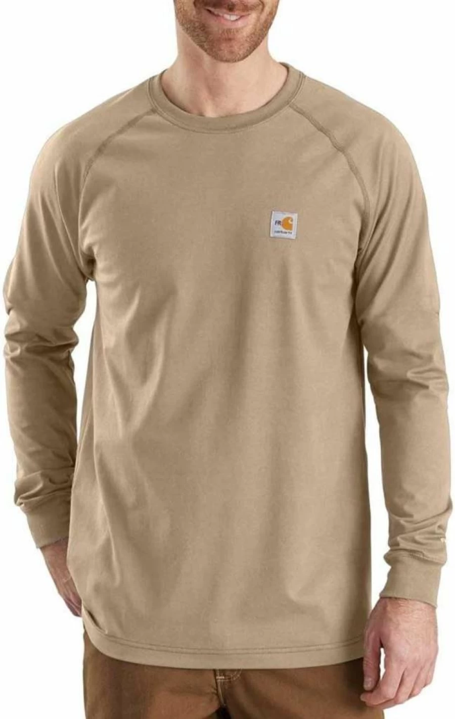 Carhartt Men's Big & Tall Flame-Resistant Class 3 Long Sleeve T-Shirt - Force Series