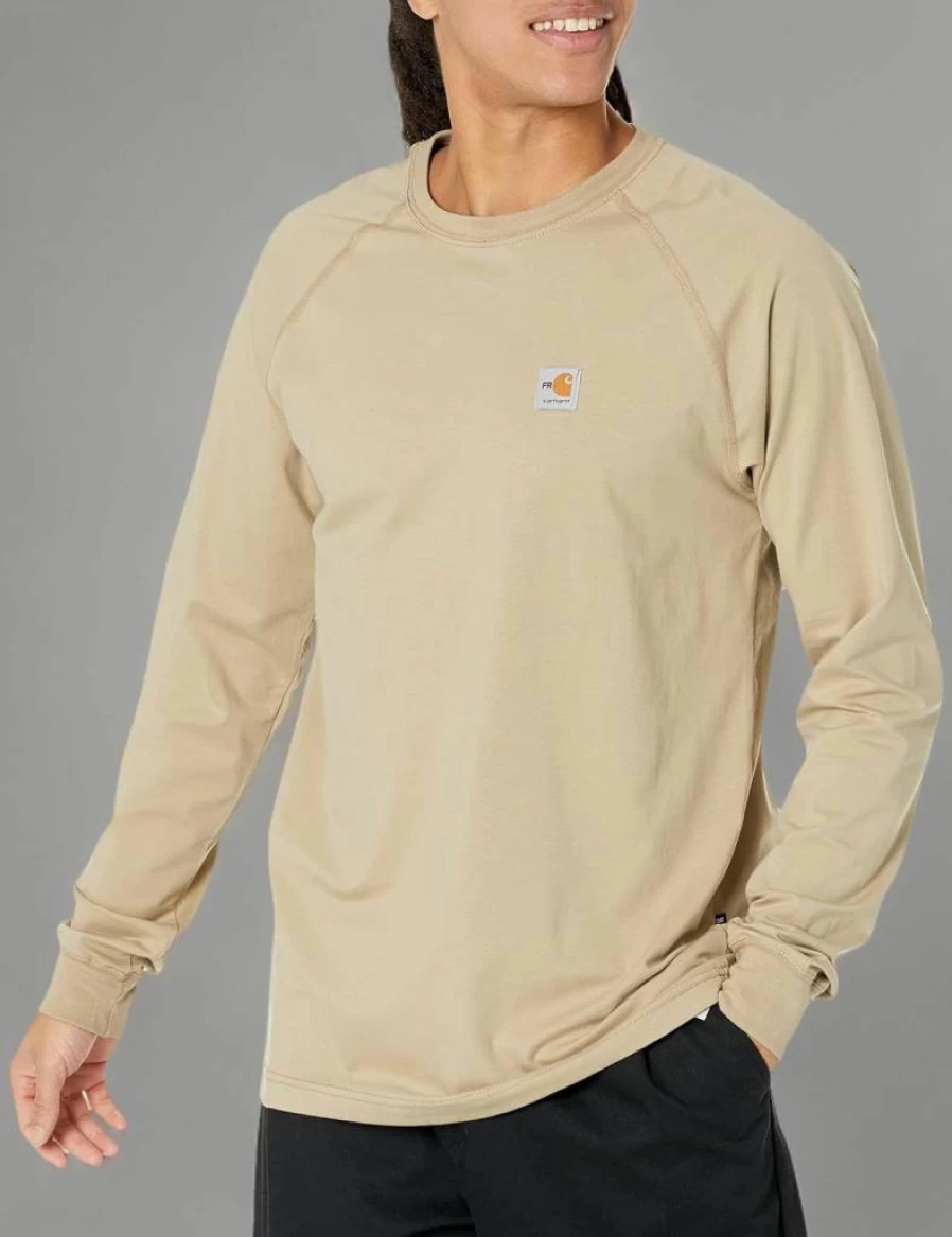 Carhartt Men's Big & Tall Flame-Resistant Class 3 Long Sleeve T-Shirt - Force Series