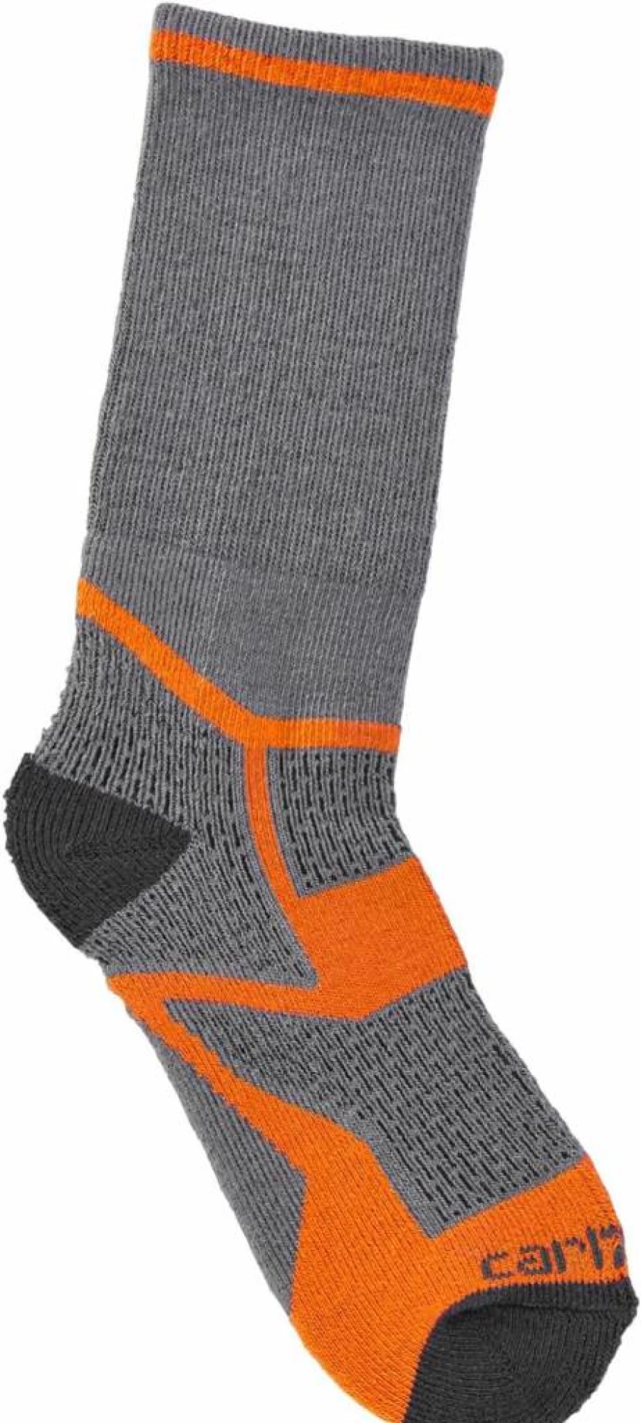 Carhartt Boys' Midweight Wool Blend Crew Socks for Comfort and Durability