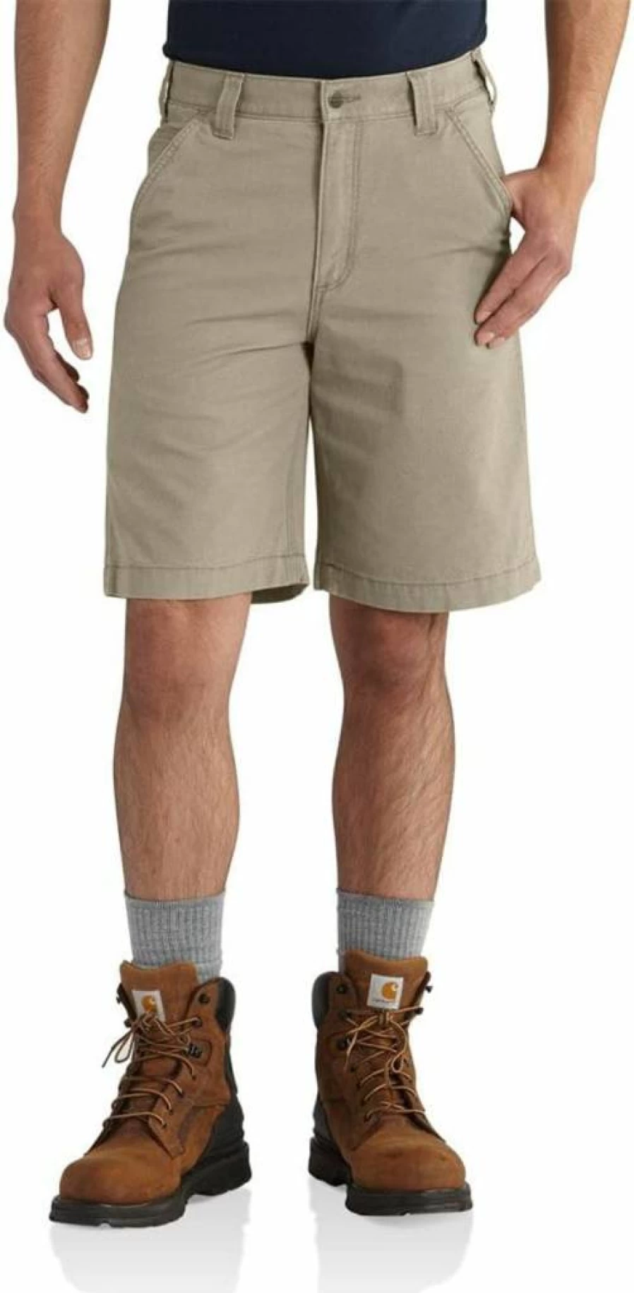 Carhartt Men's Rugged Flex Rigby Durable Work Shorts for Comfort & Mobility