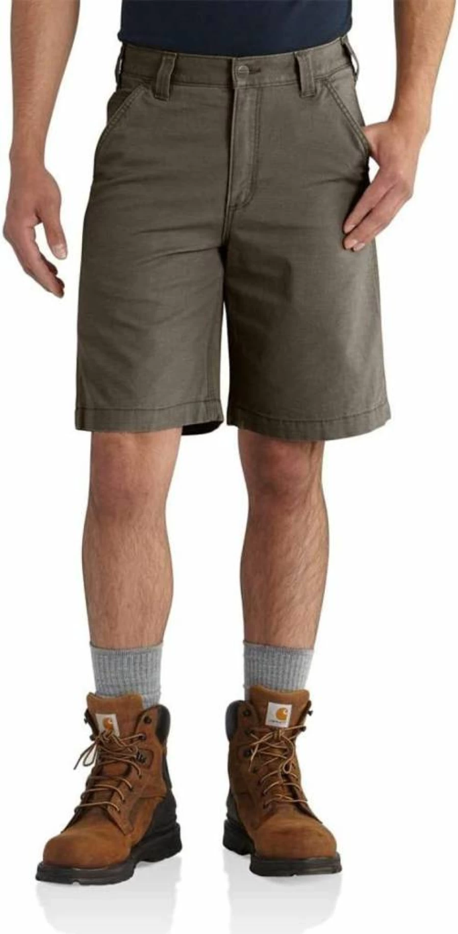 Carhartt Men's Rugged Flex Rigby Durable Work Shorts for Comfort & Mobility