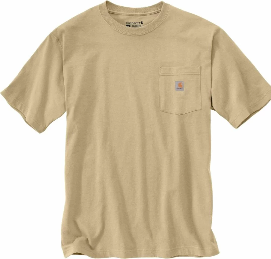 Carhartt Men's Relaxed Fit Lightweight Short-Sleeve Pocket T-Shirt with Graphic Print