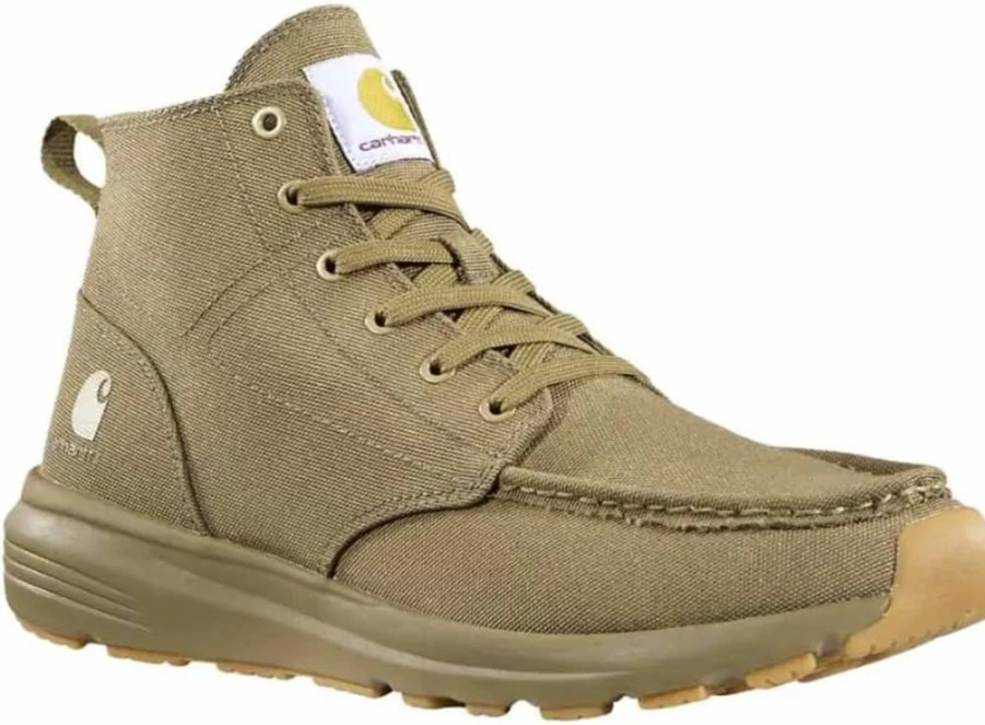Carhartt Men's Haslett Canvas Chukka Boot Moc Toe Work Shoes Durable Comfortable
