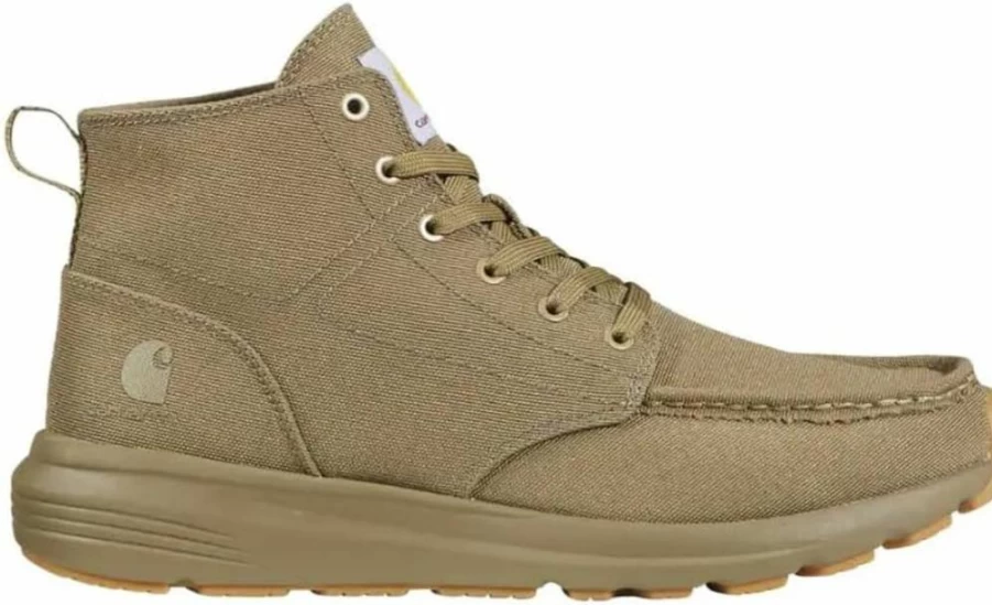 Carhartt Men's Haslett Canvas Chukka Boot Moc Toe Work Shoes Durable Comfortable