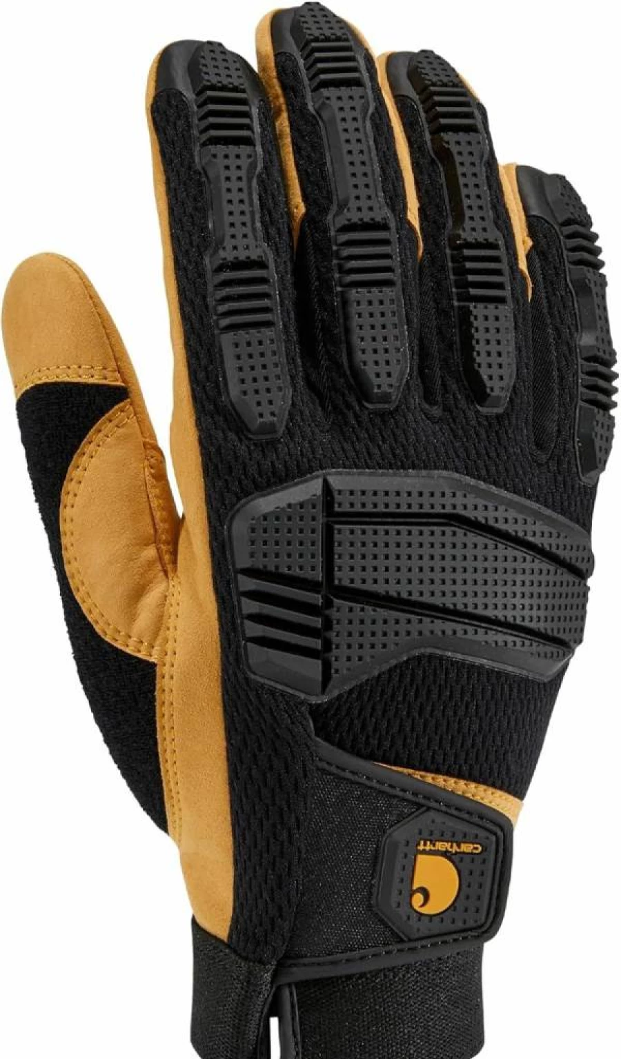 Carhartt Men's High Dexterity Work Gloves with Knuckle Protection - Durable Safety Gloves for Construction and Heavy Duty Use