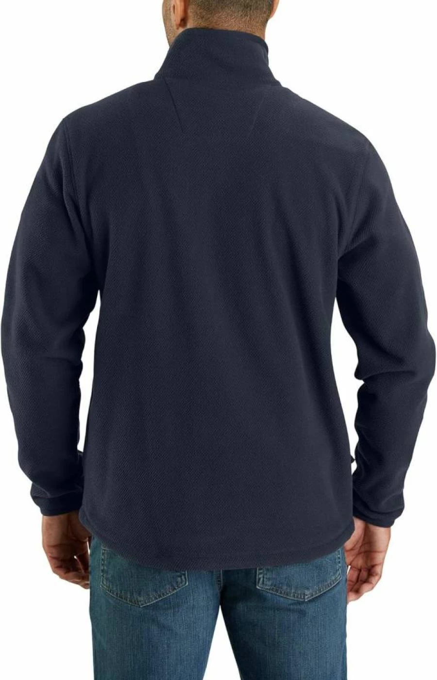 Carhartt Men's Relaxed Fit Half-Zip Fleece Sweatshirt - Durable Workwear Pullover