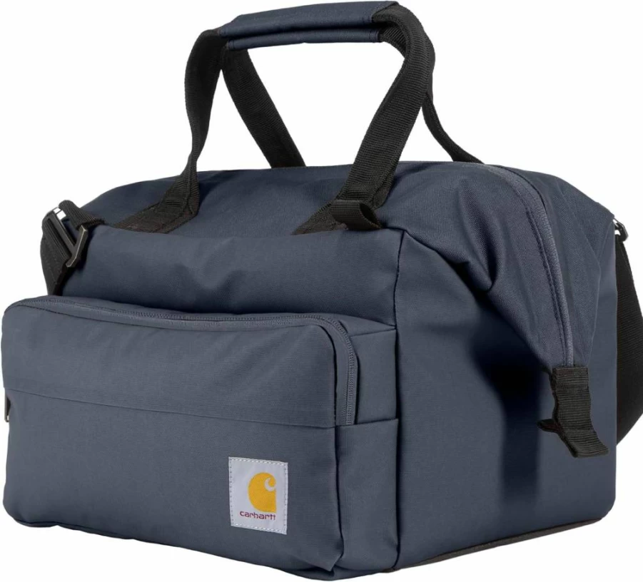 Carhartt Insulated Cooler with Thick Foam, Heavy-Duty Water-Resistant Material, Front Zippered Pocket for Maximum Ice Retention