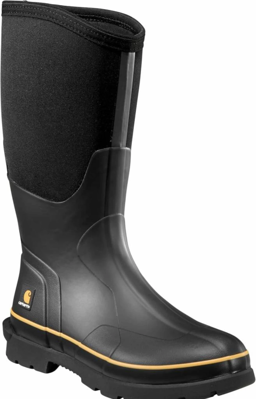 Carhartt Men's Knee High Waterproof Rubber Work Boots - 15-Inch Durability for Tough Conditions