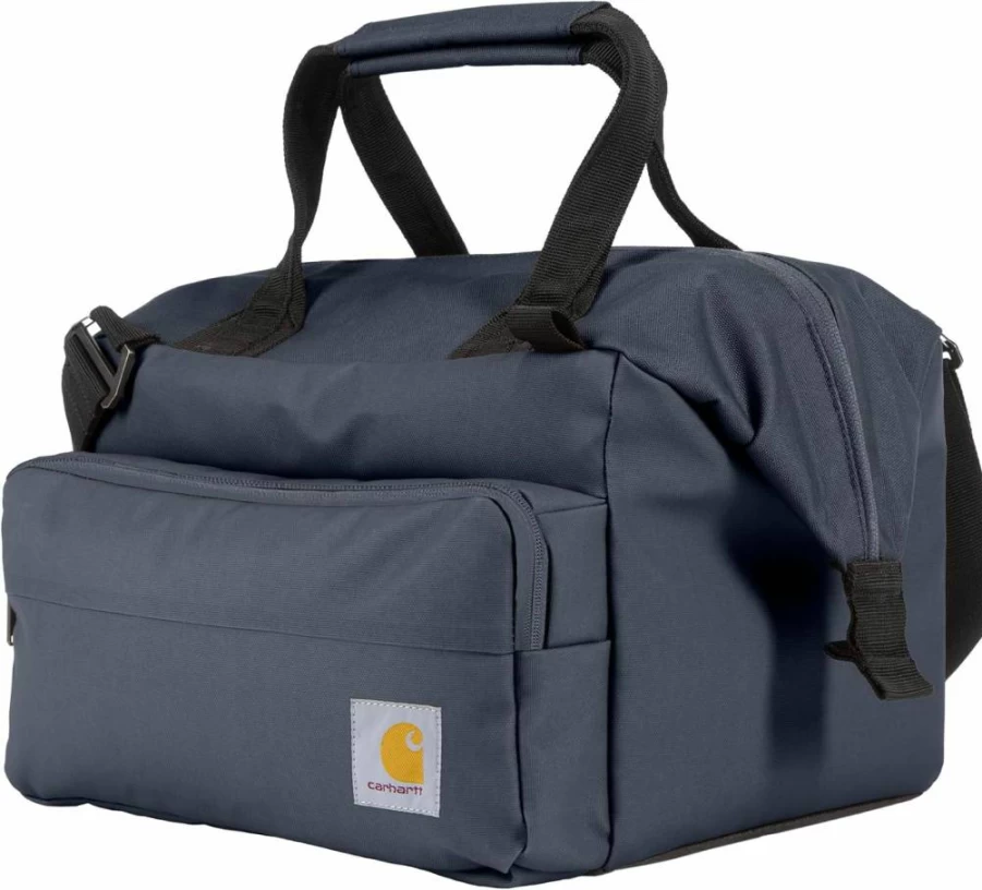 Carhartt Insulated Cooler with Thick Foam, Heavy-Duty Water-Resistant Material, Front Zippered Pocket for Maximum Ice Retention
