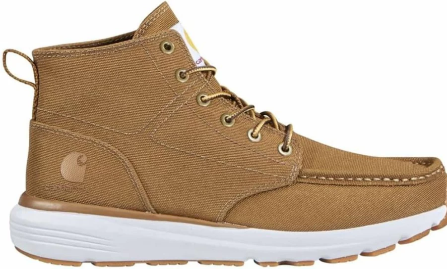 Carhartt Women's Haslett Canvas Chukka Boots Moc Toe Work Shoes