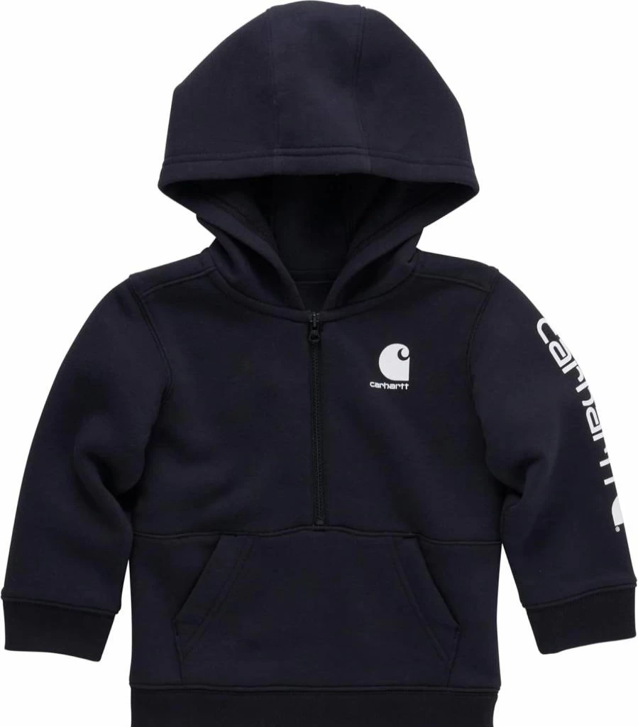 Carhartt Boys Long-Sleeve Quilted Half-Zip Sweatshirt Ca6702 - Kids' Jersey Top